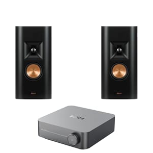 Klipsch RP-140D, on-wall høyttaler + Wiim Amp