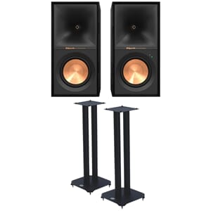 Klipsch R-50PM aktiv høyttaler Par + B-TECH høyttalerstativer
