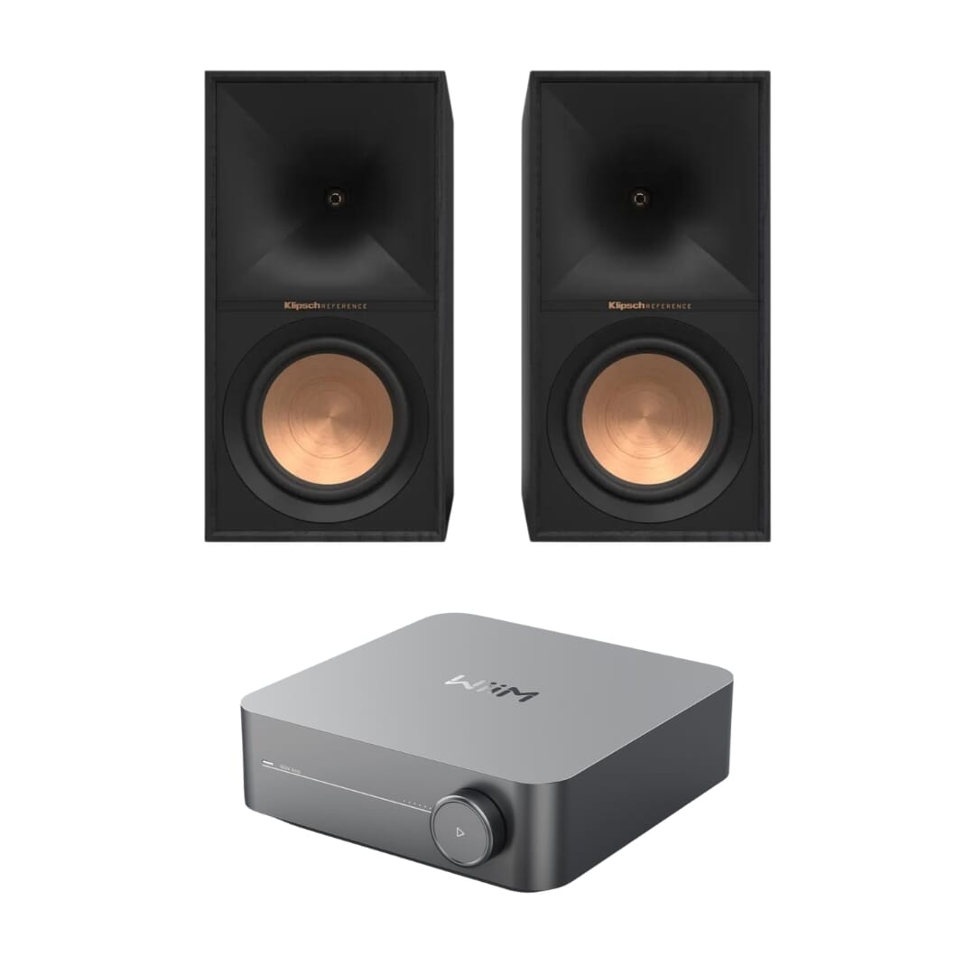 Klipsch R-60M Reference sort + Wiim Amp - Bergen HiFi