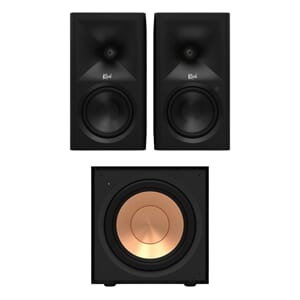 Klipsch The Fives II sort + Klipsch r-121sw Subwoofer
