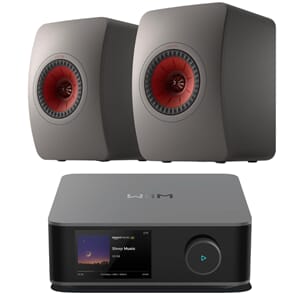 Kef LS50 Meta Titan Gray + Wiim Amp Ultra