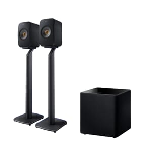 Kef LSX II Pakke - Sort