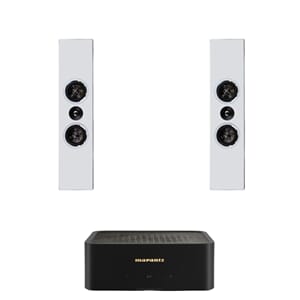 PSB PWM1 Vegghøyttaler hvit + Marantz model M1