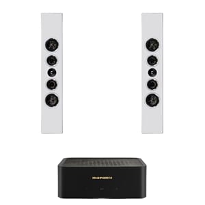 PSB PWM2 Vegghøyttaler hvit + Marantz model M1