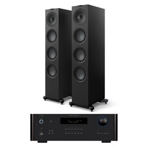 Kef Q11 Meta sort + Rotel RA-1572MKII