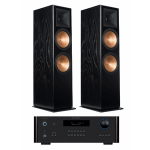 Klipsch RF-7 III, Black Ash + Rotel RA-1572 MKII