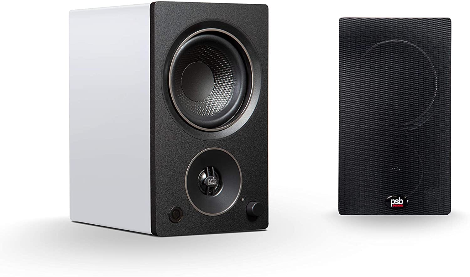 PSB Alpha AM3 Enceintes Actives Blanc - Bluetooth, Phono, Pour Vinyl Et Streaming