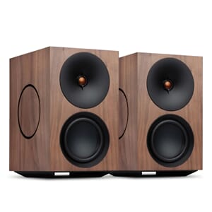 Cambridge L/R X, aktiv høyttaler, Walnut